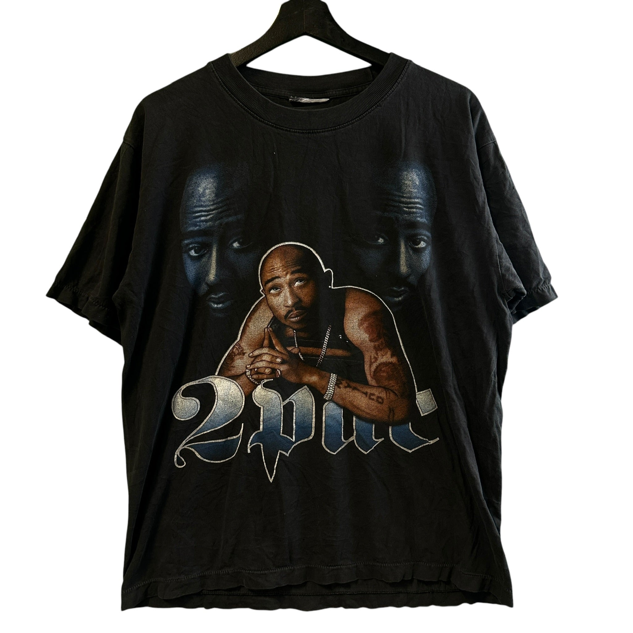 Vintage Tupac 2 Pac Bootleg Memorial Rap Tshirt 1996 size xl