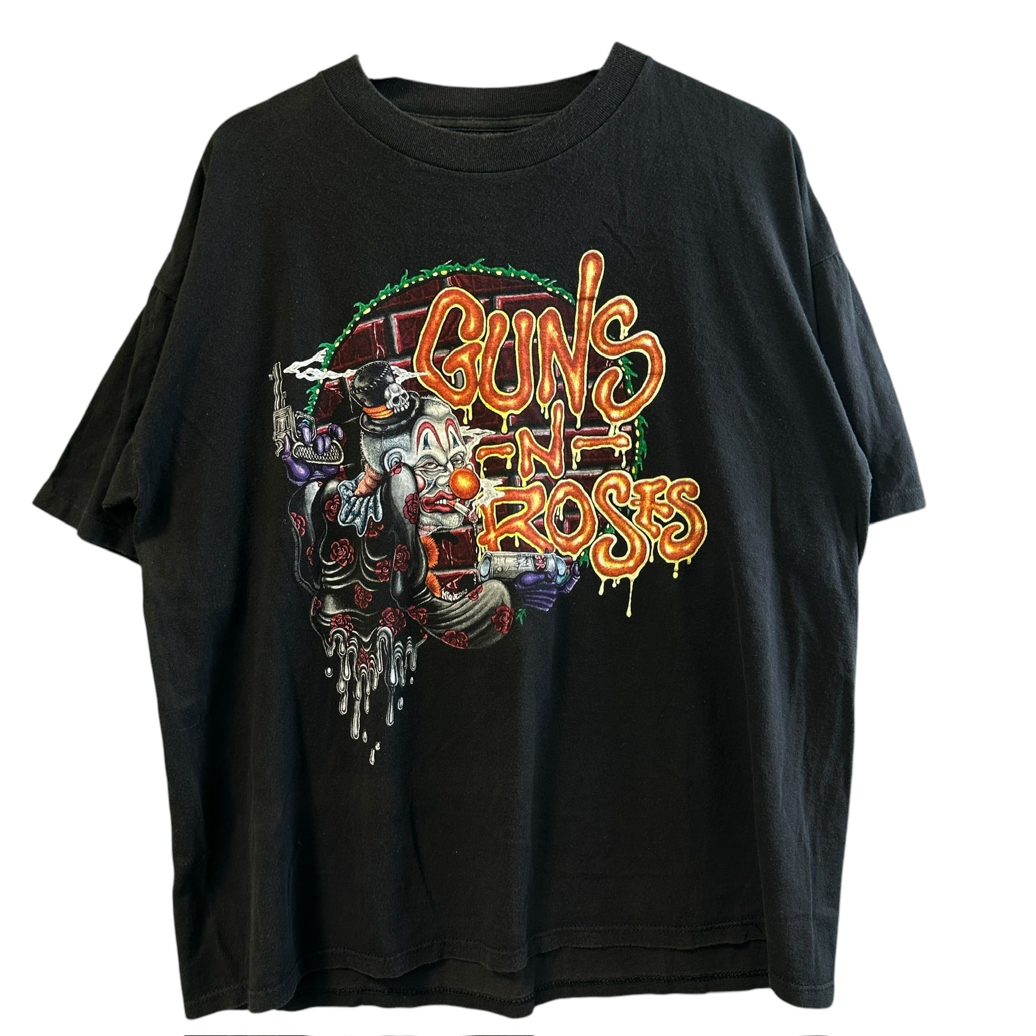 Vintage Conart Gun And Roses Tshirt 90s RARE! Size xl