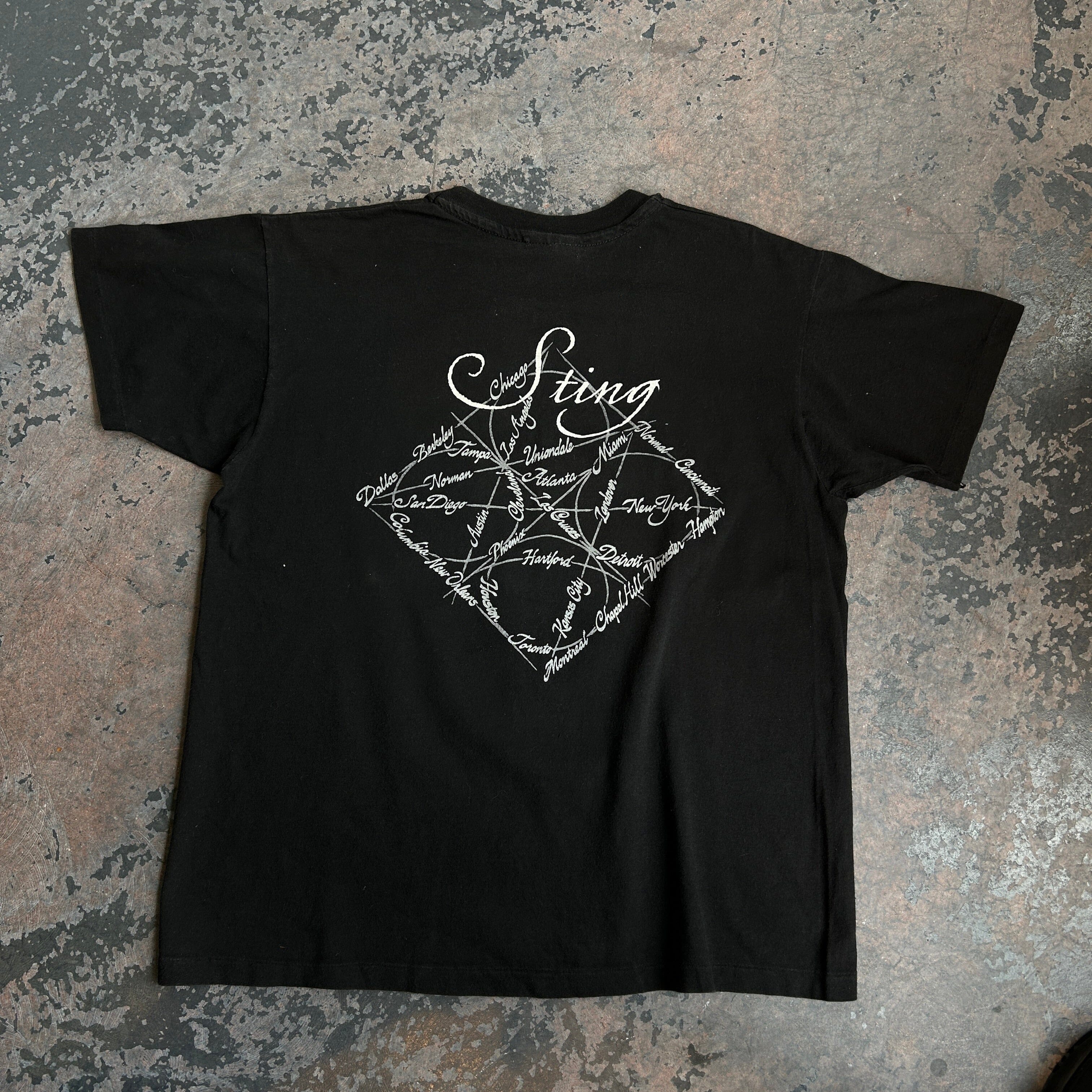 1991 Sting The Soul Cages Tour Tee t-shirt FAIF.CA 