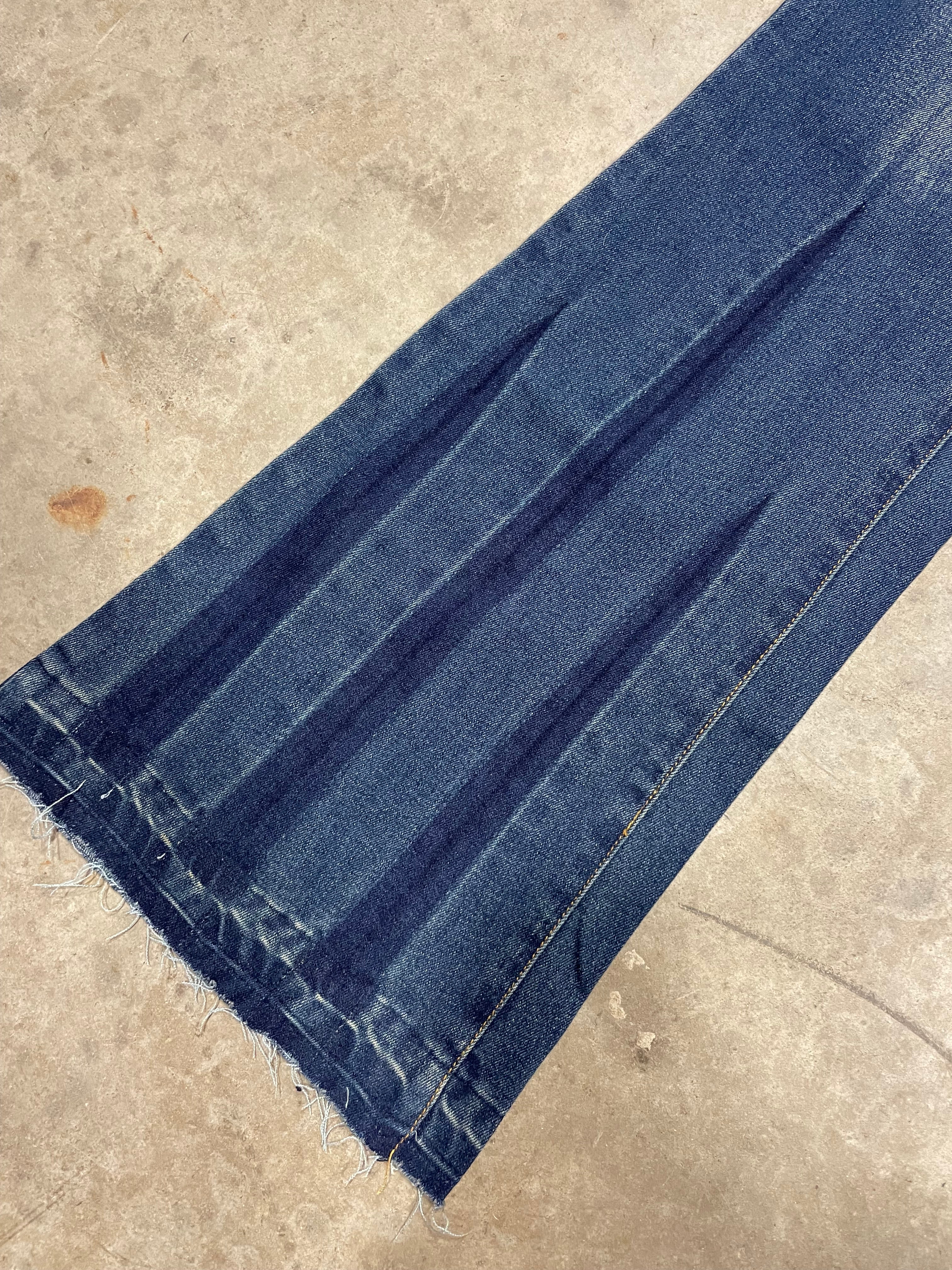 Vintage y2k Deadstock Denim Jeanz stretch Flare size 28