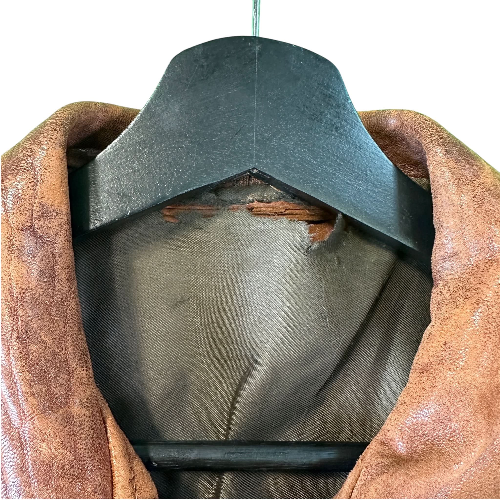 Vintage 40s Leather Sports Jacket