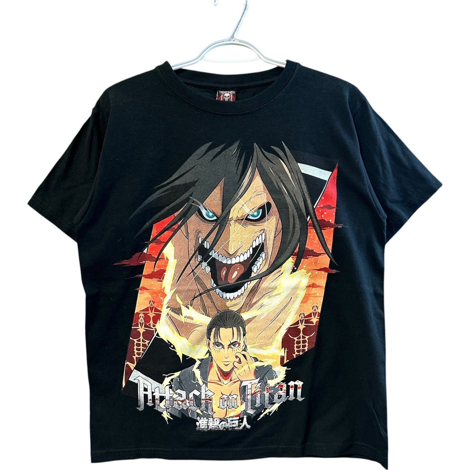 Vintage Attack On Titan Anime Graphic Tshirt Bootleg size M