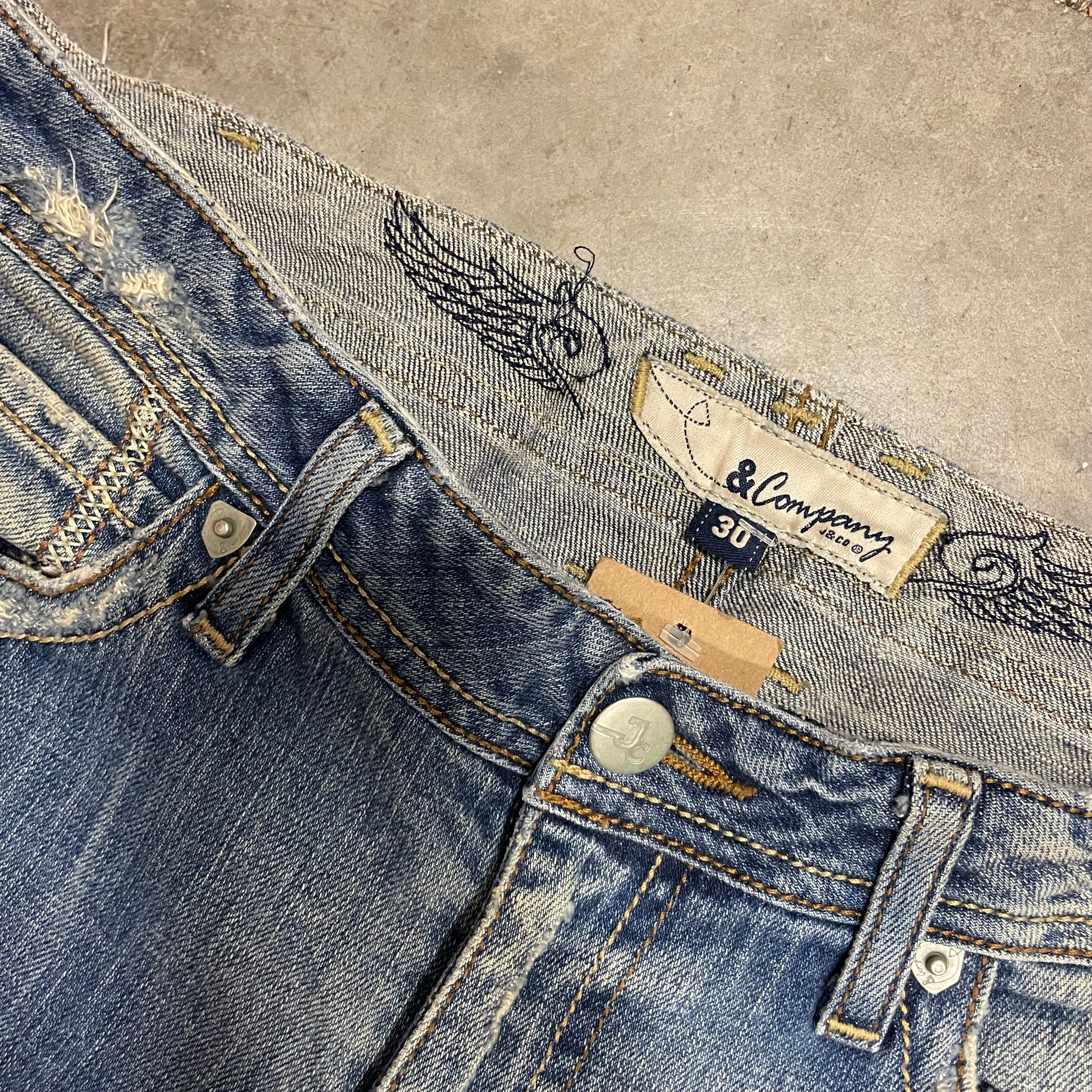 Vintage y2k Denim Jeans Unicorn size 30