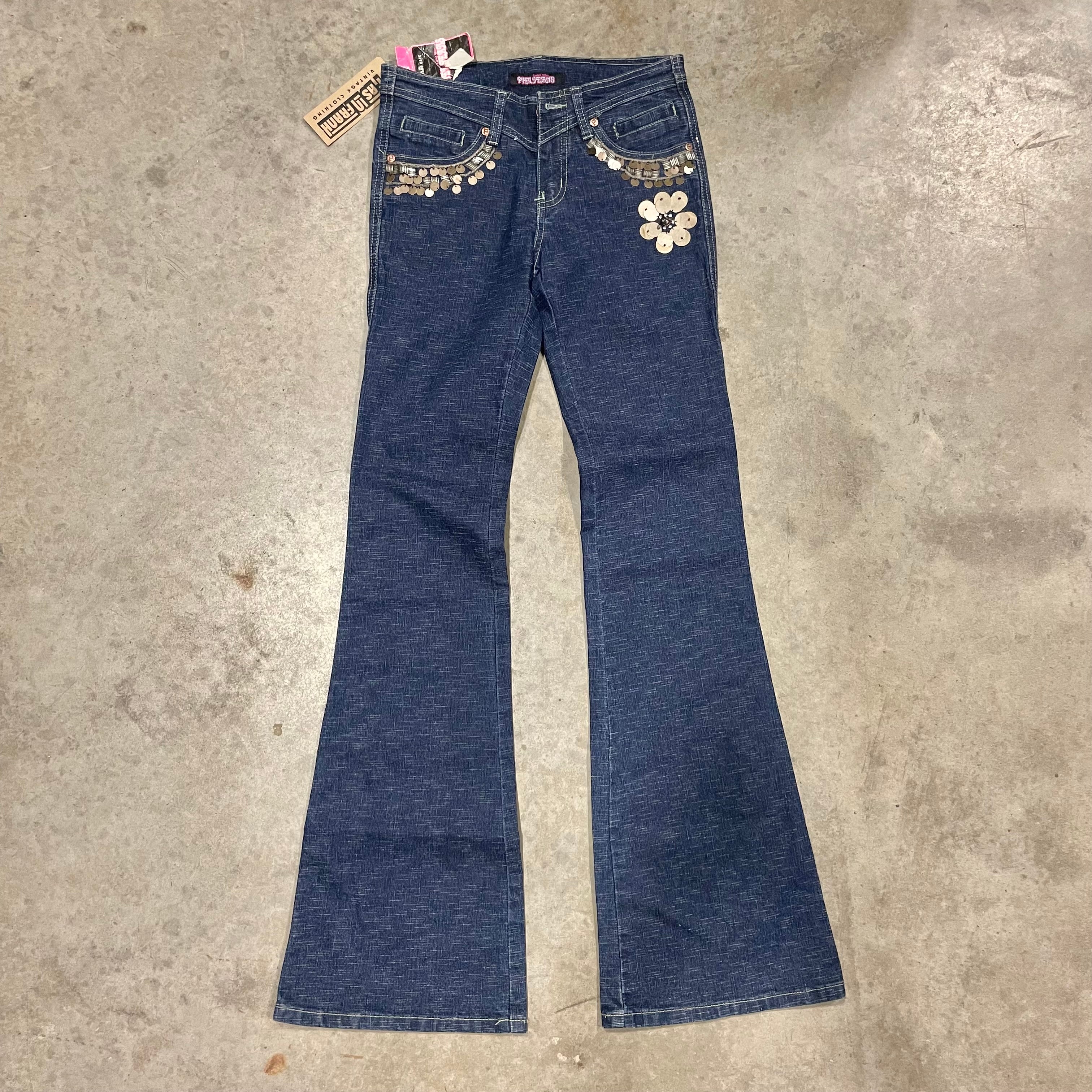 Vintage y2k Deadstock Denim Jeans Piel size 28