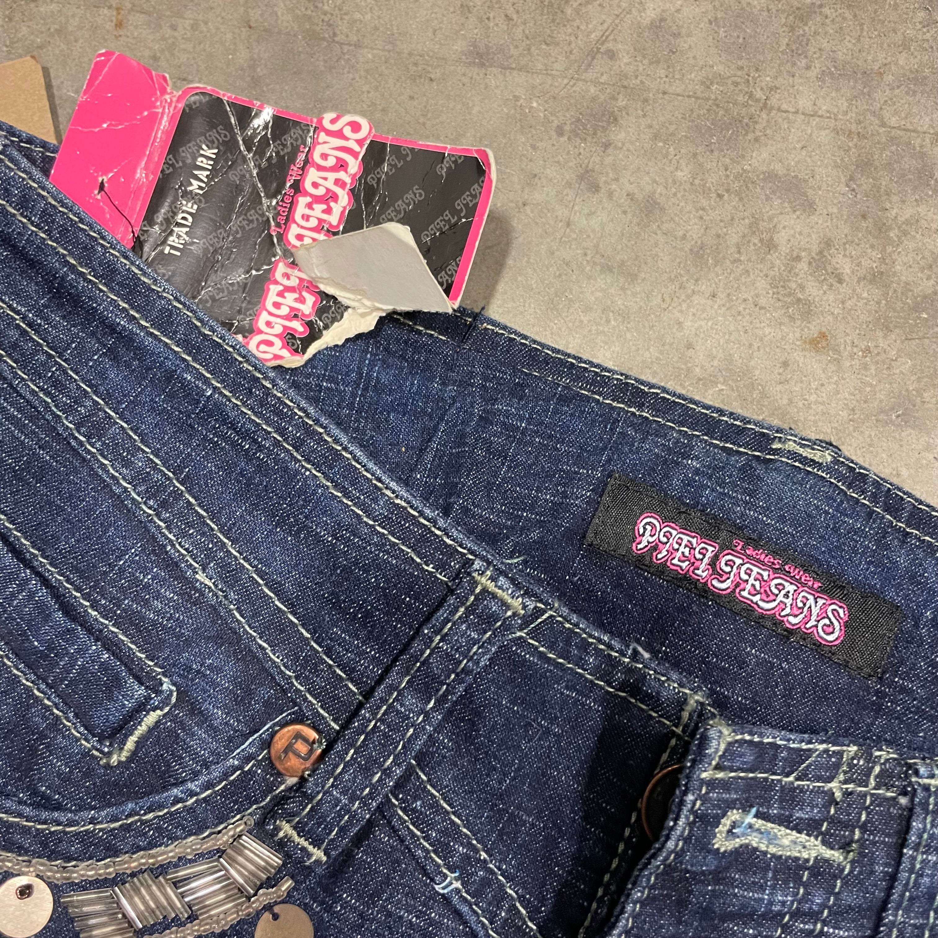 Vintage y2k Deadstock Denim Jeans Piel size 28