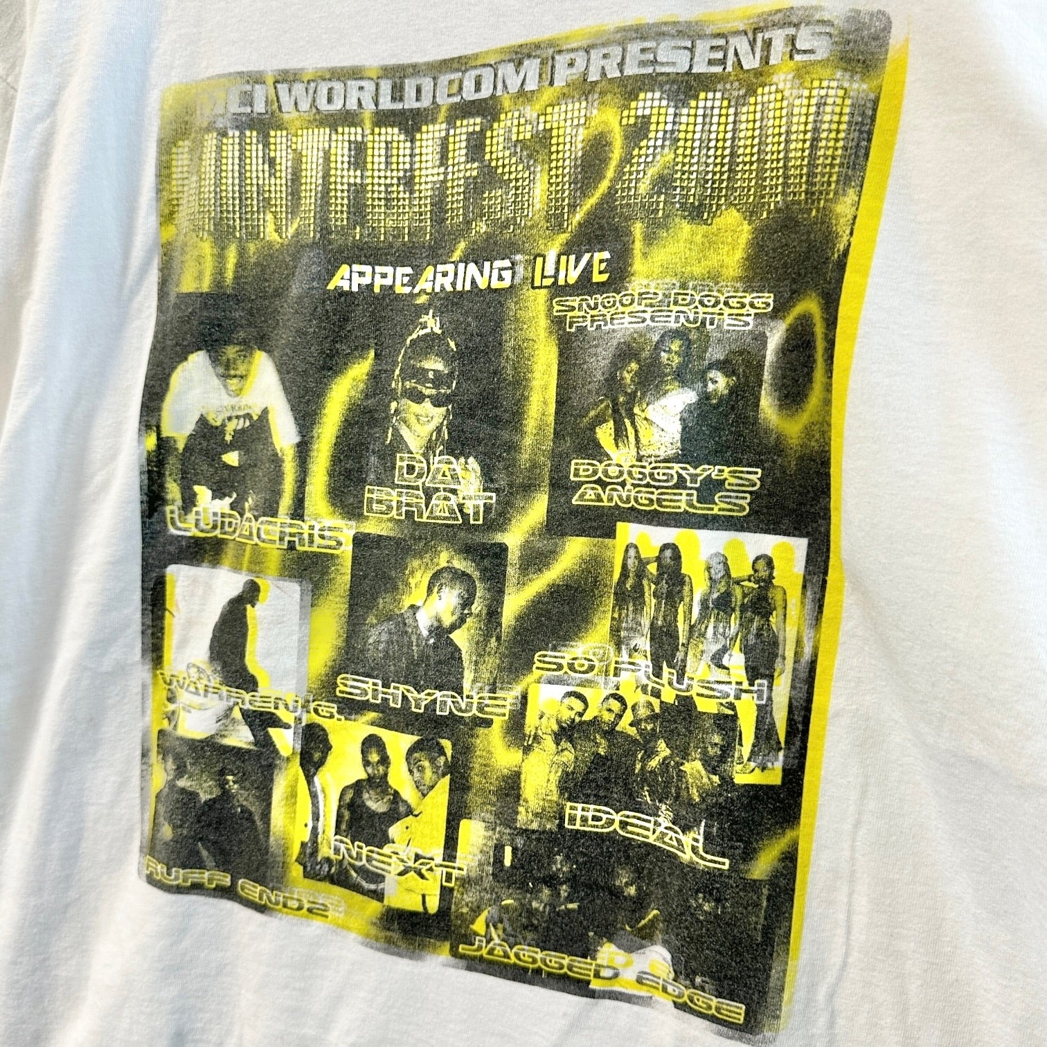 Vintage Ludacris Da Brat Winterfest Rap T Shirt size XL RARE