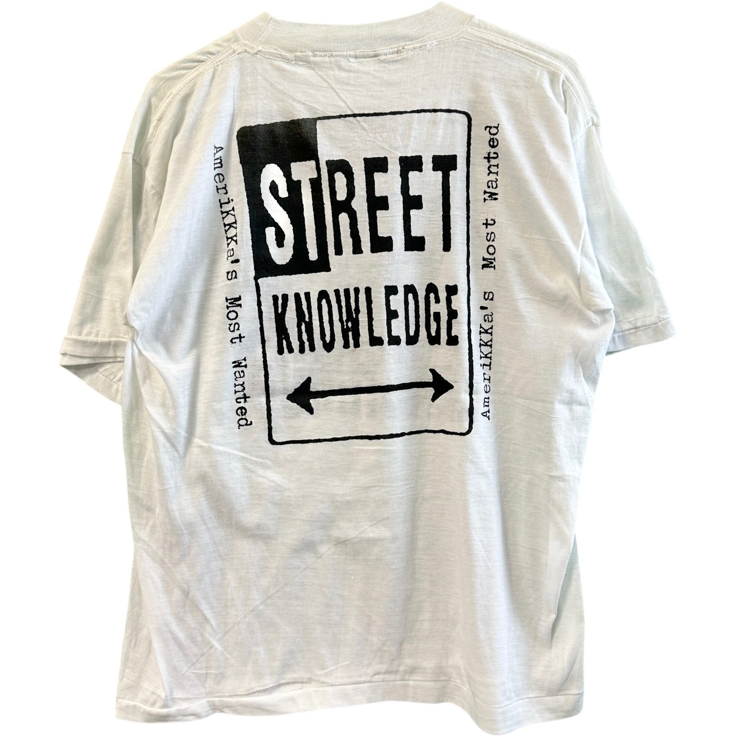 Vintage Lenchmod Street Knowlege Rap Ice Cube Tshirt Size L