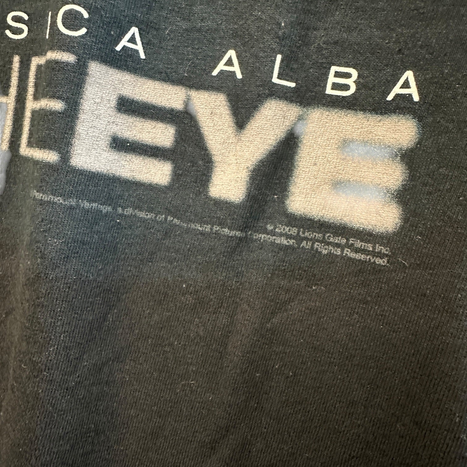 Vintage Jessica  Alba The Eye Movie Tshirt size XL