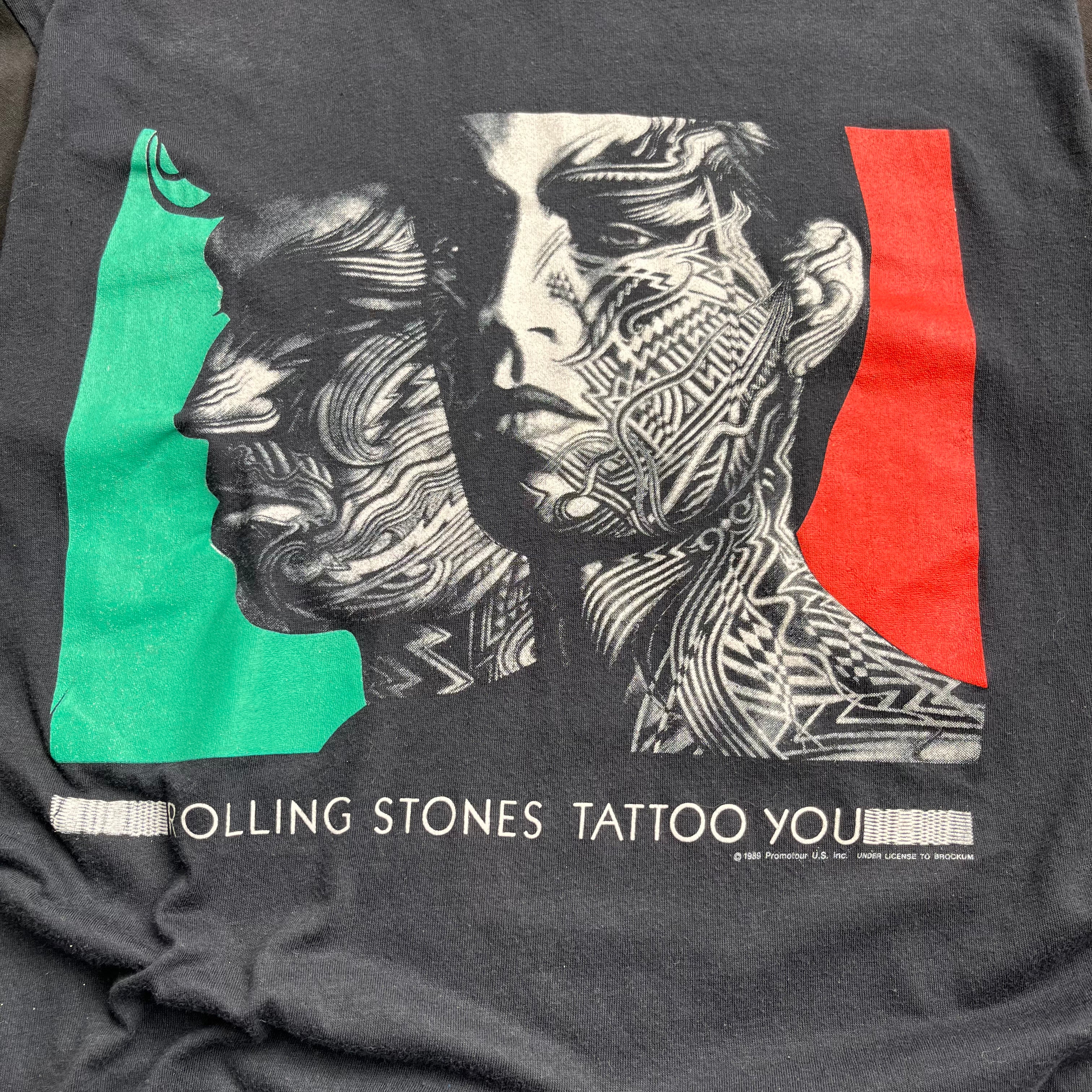 1989 Rolling Stones Tattoo You T-Shirt Size XL