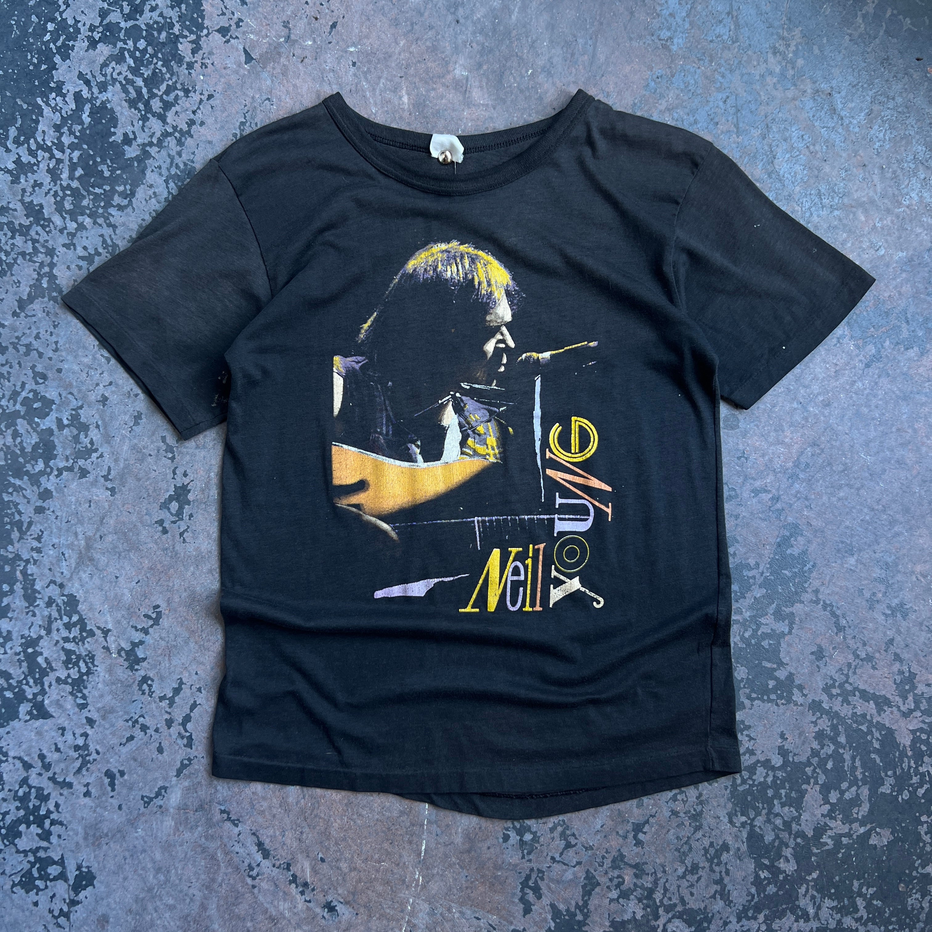 1986 Neil Young & Crazy Horse T-Shirt Size M/L