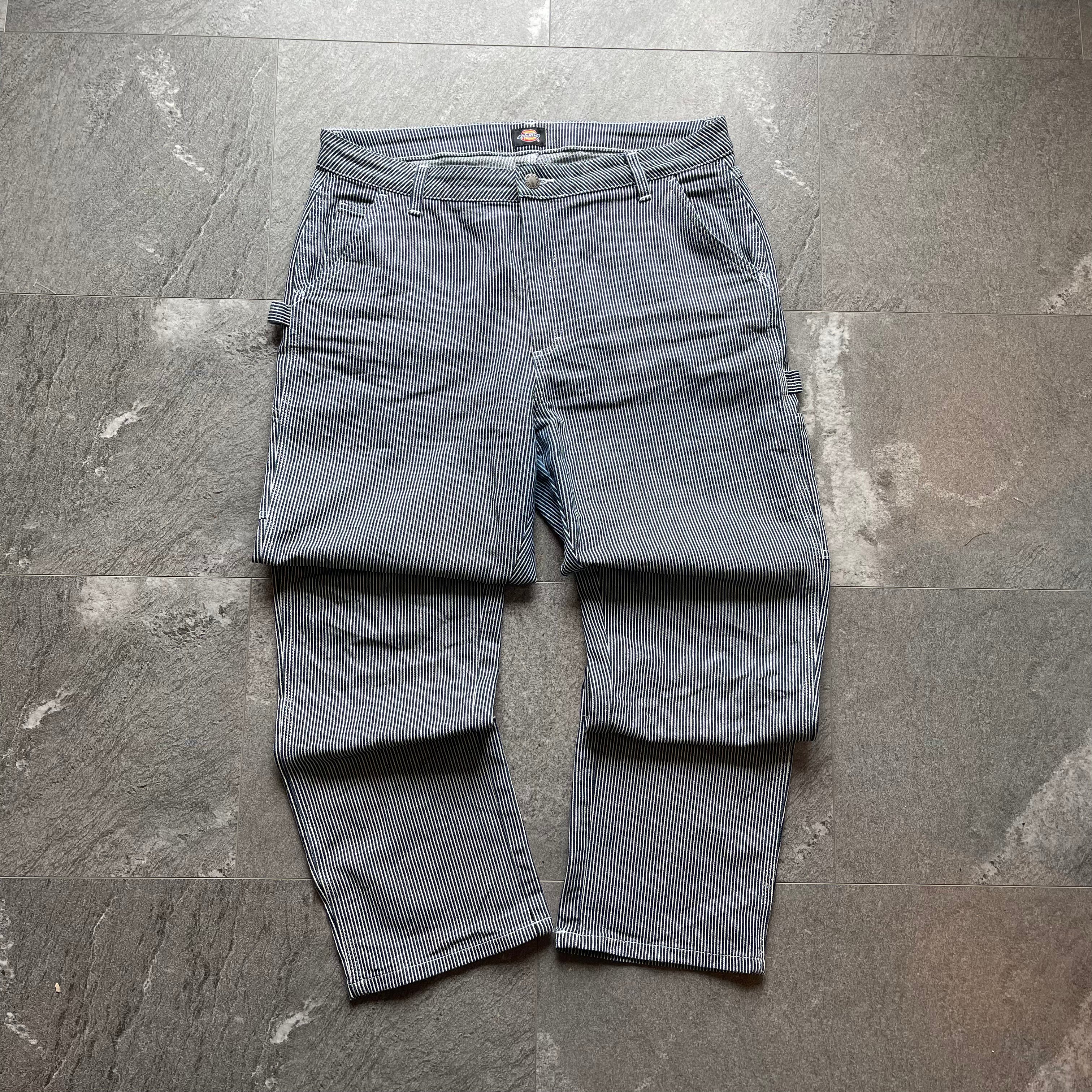 Vintage Dickies Stripe Jeans - Size 37x31