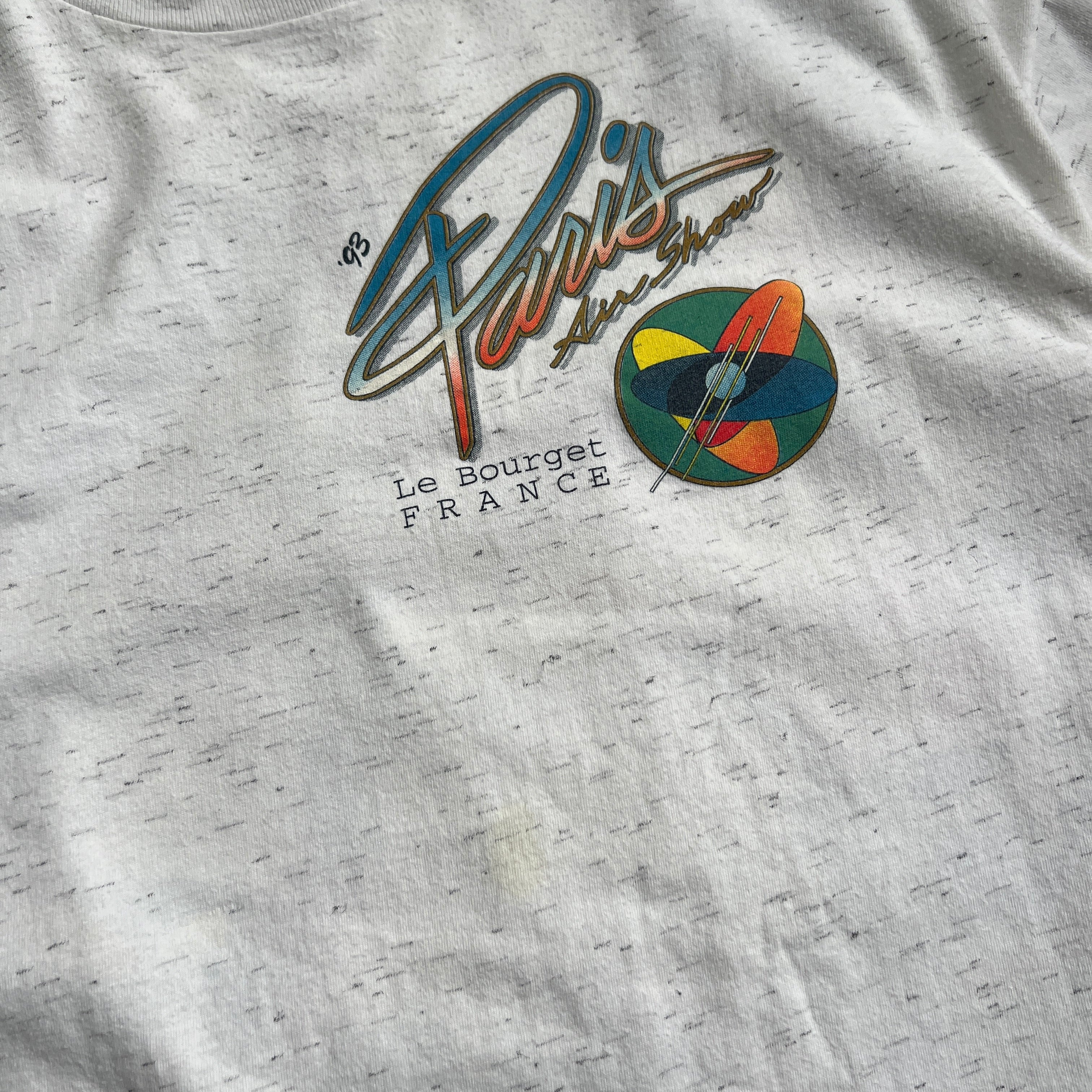 1993 Paris France T-Shirt Size XL