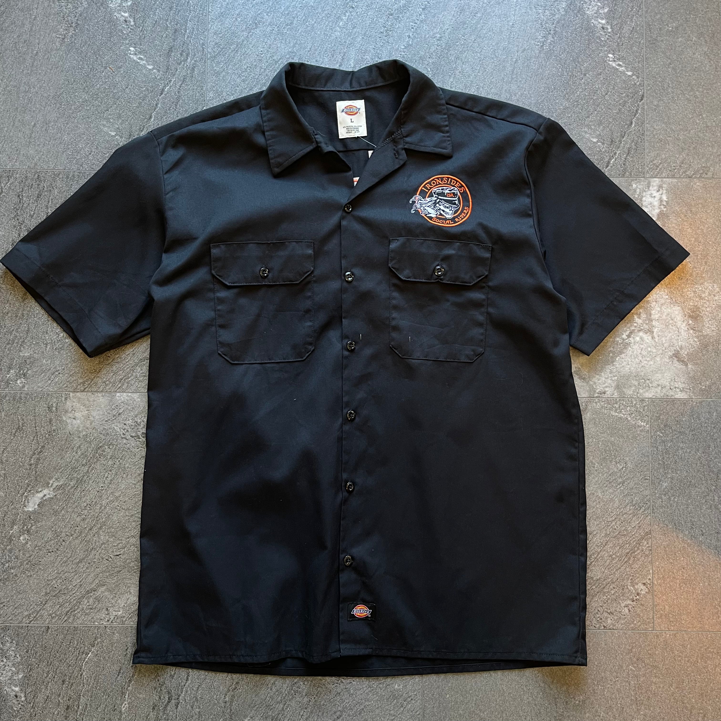 Vintage Dickies Ironsides Social Riders Button Up size-L