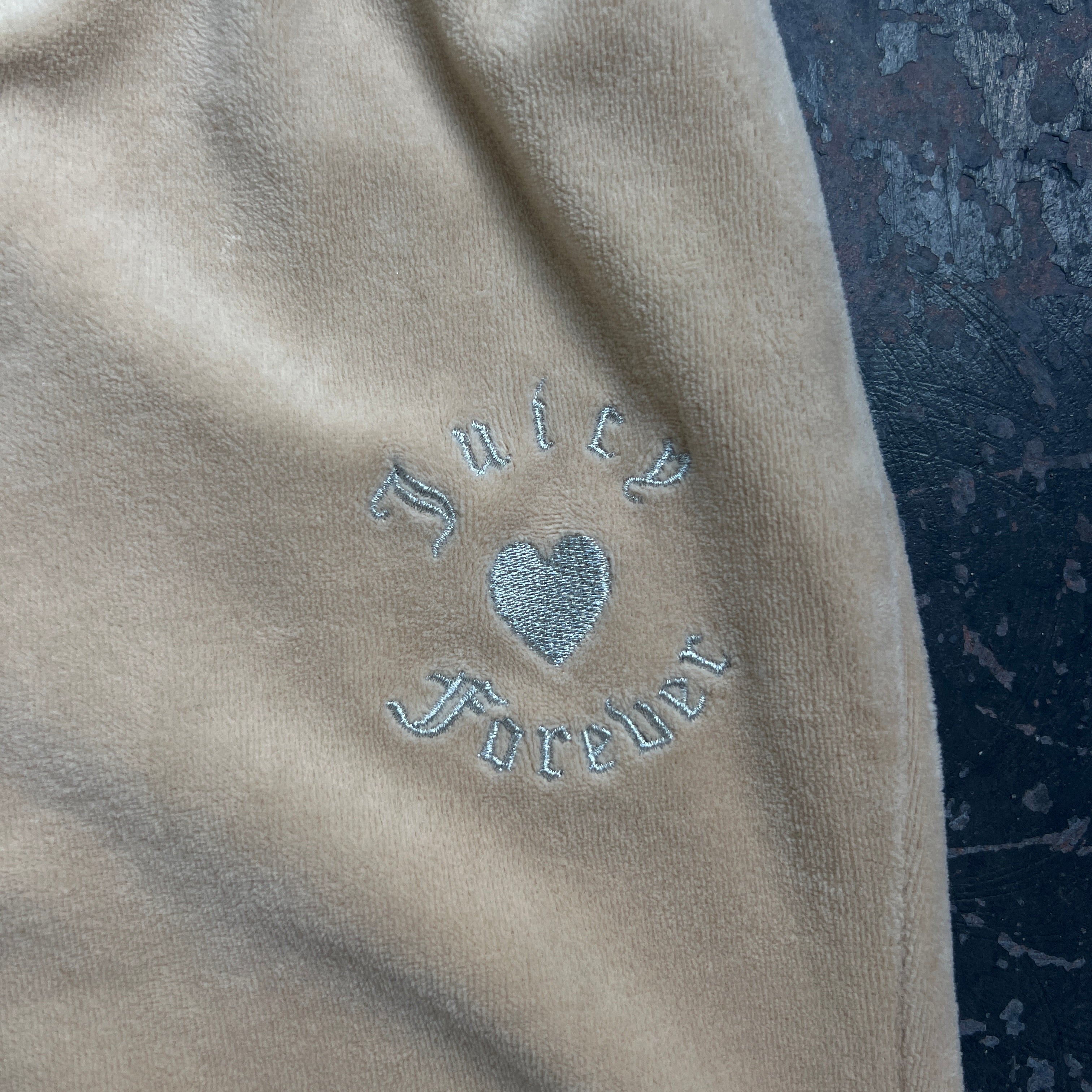 Juicy Couture Khaki Velour Pants Size S