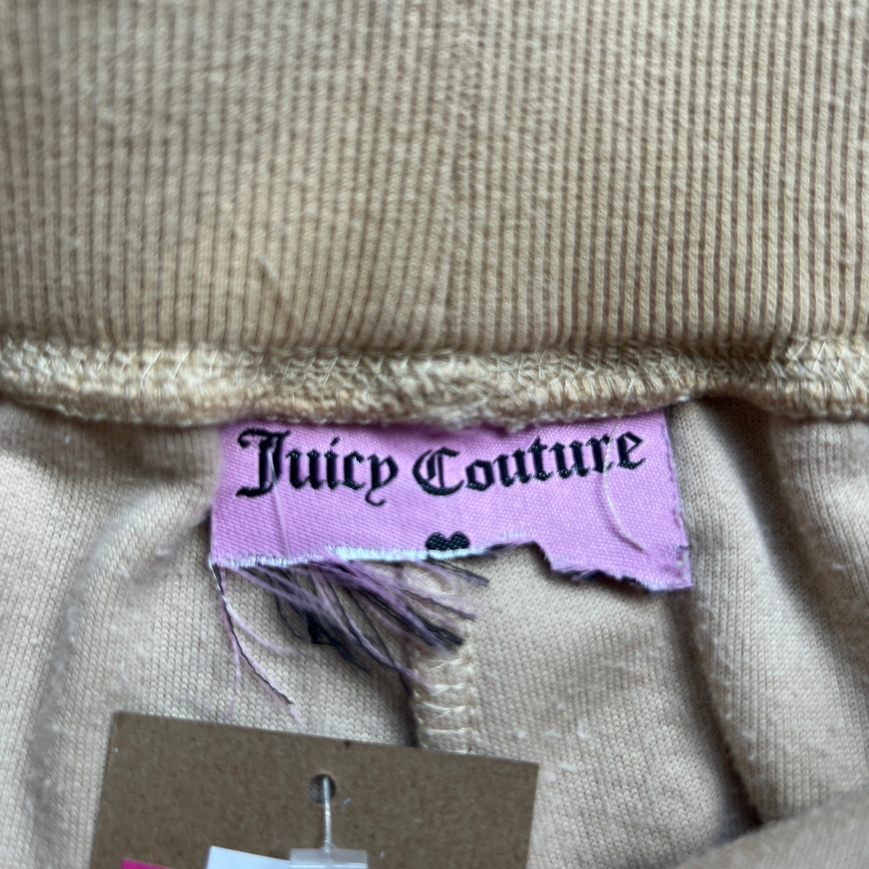 Juicy Couture Khaki Velour Pants Size S