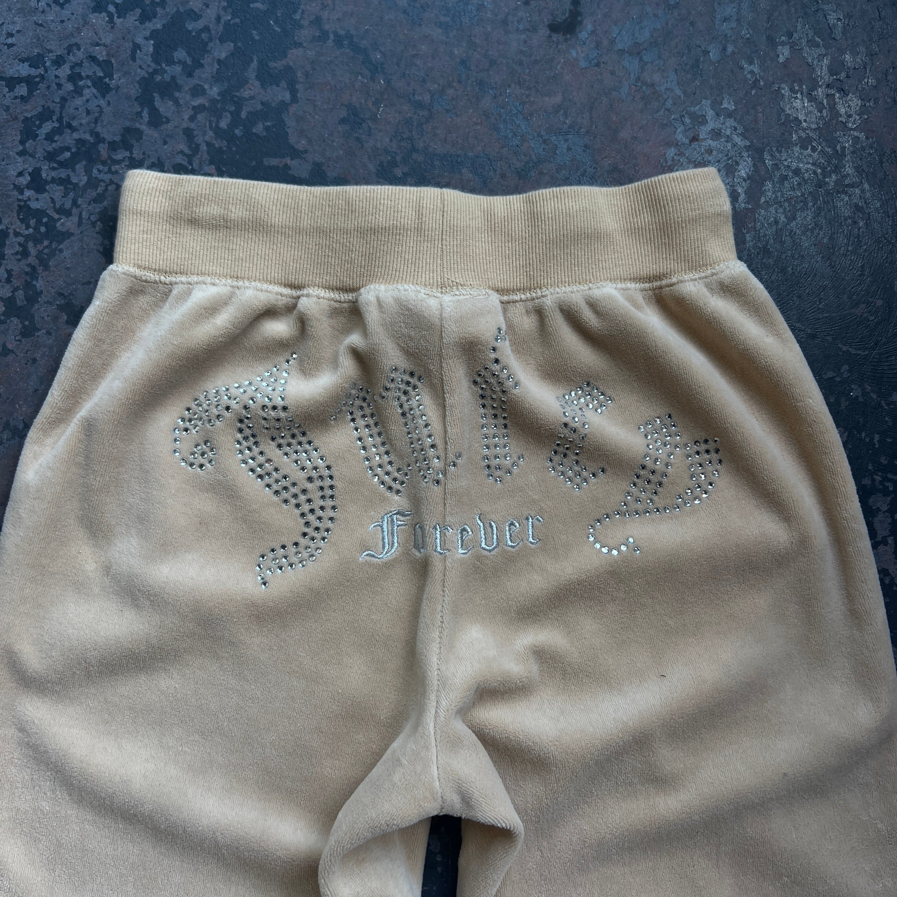 Juicy Couture Khaki Velour Pants Size S