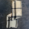 Burberry Scarf (Grey/Black Plaid) scarf BURBERRY 