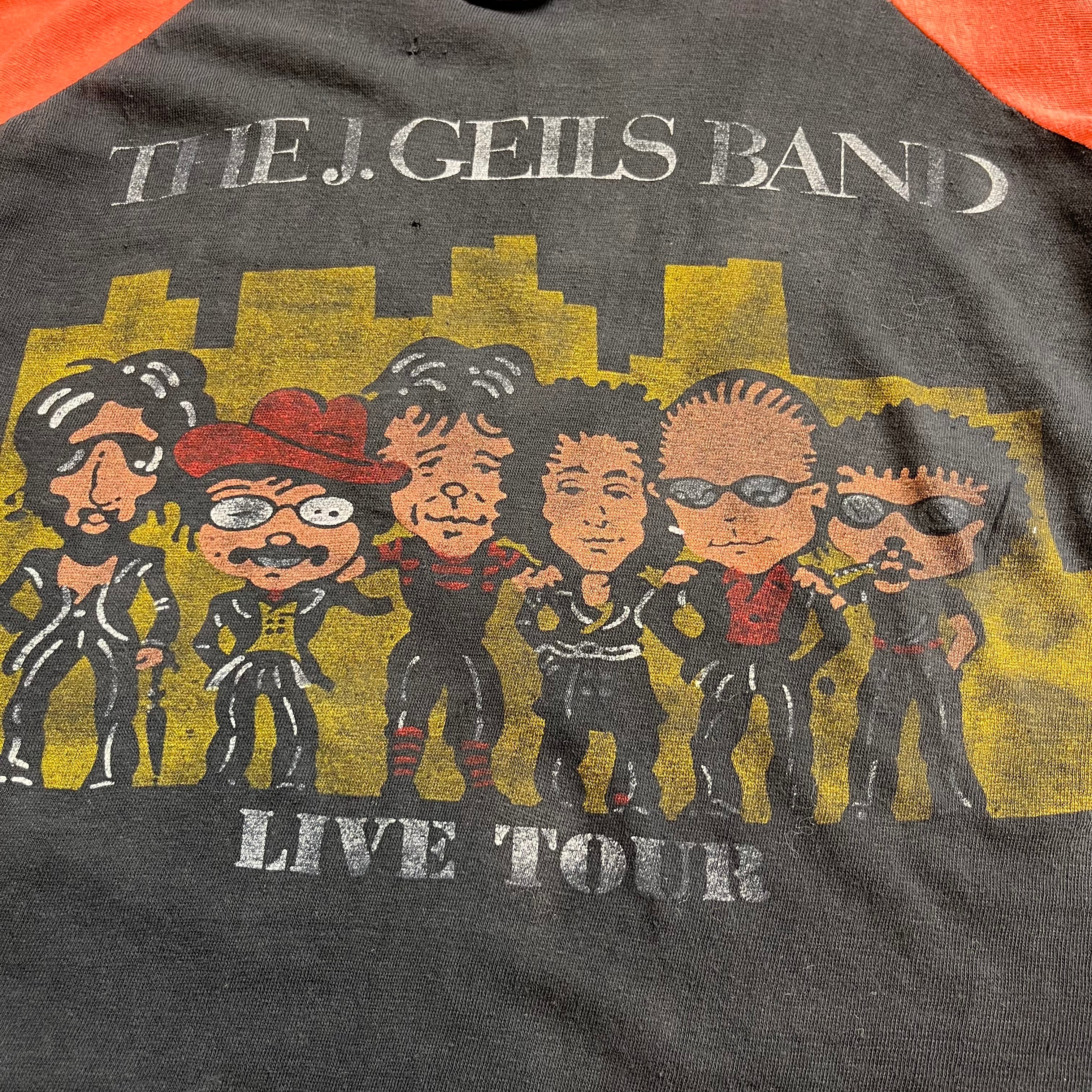 J. Geils Band Baseball Tee Size XL t-shirt FAIF.CA 