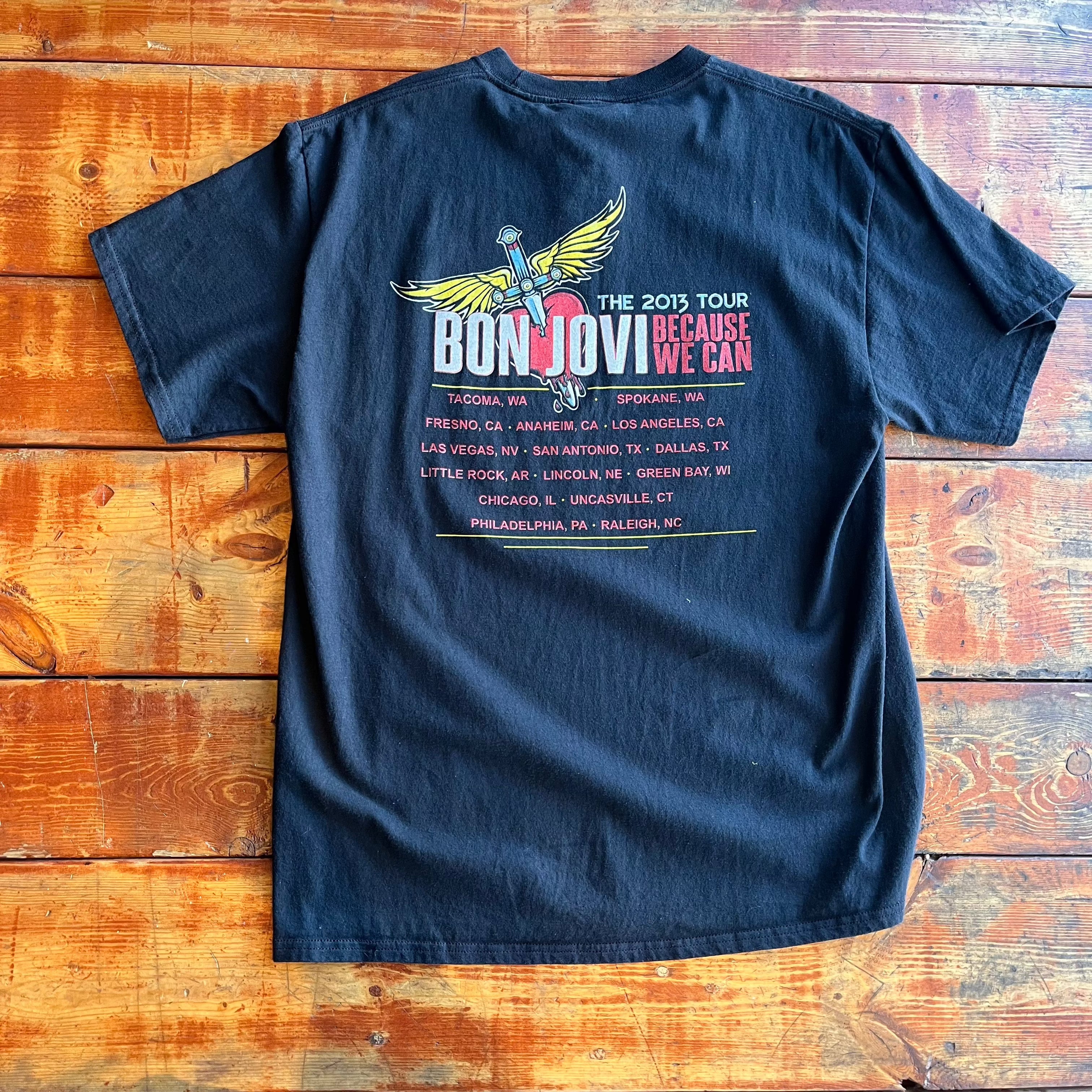 Jon Bon Jovi Because We Can Tour Longsleeve T-Shirt (L) t-shirt OTHER 