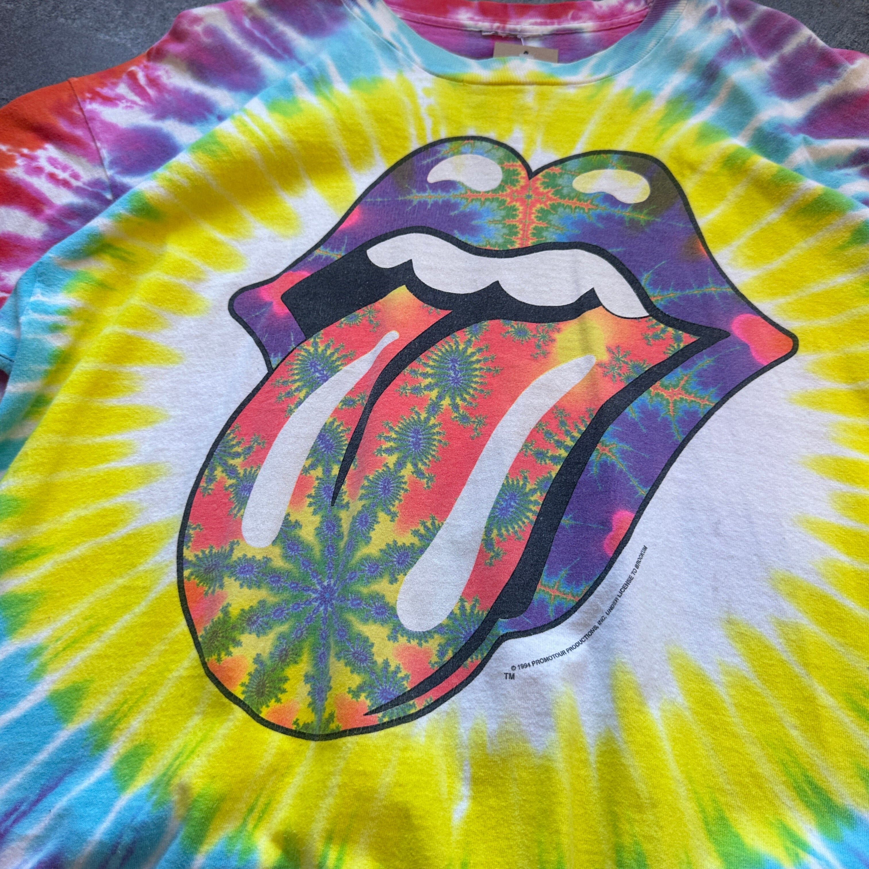 Rolling Stones Tie Dye Tshirt 1994 t-shirt FAIF.CA 