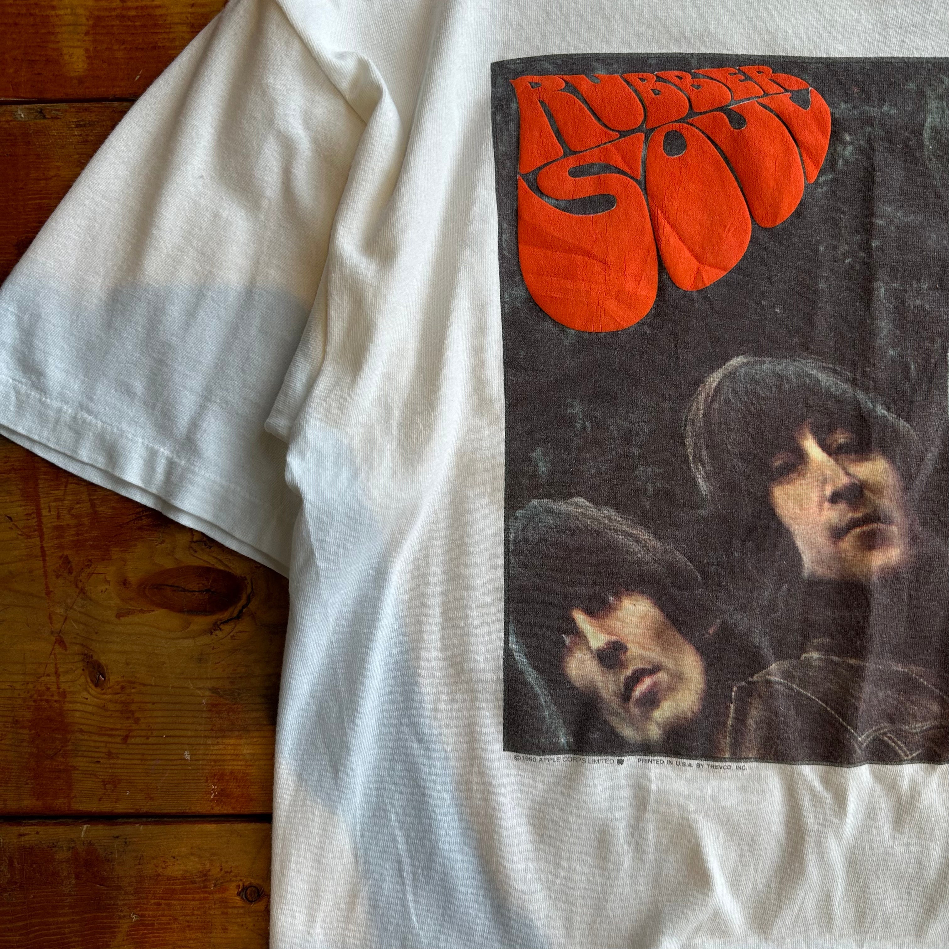 Vintage 1990 Beatles Rubber Soul T-Shirt Size XL t-shirt OTHER 