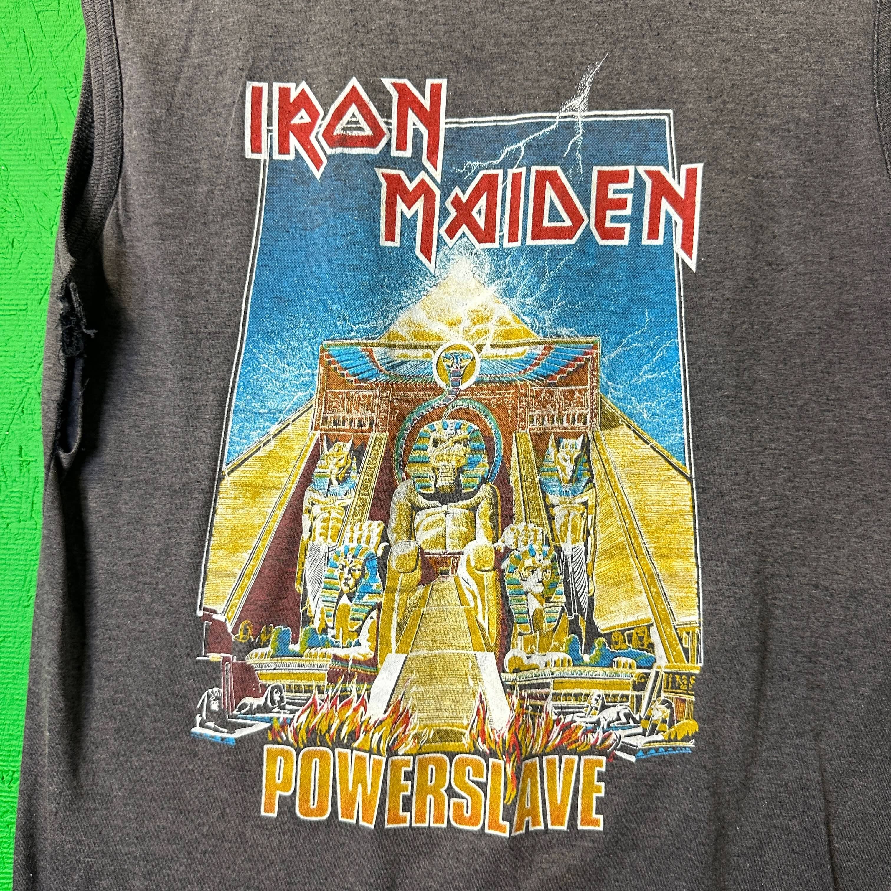 "Vintage 80s Power Slave Sleeveless Tshirt Eddie size L T-Shirt OTHER 