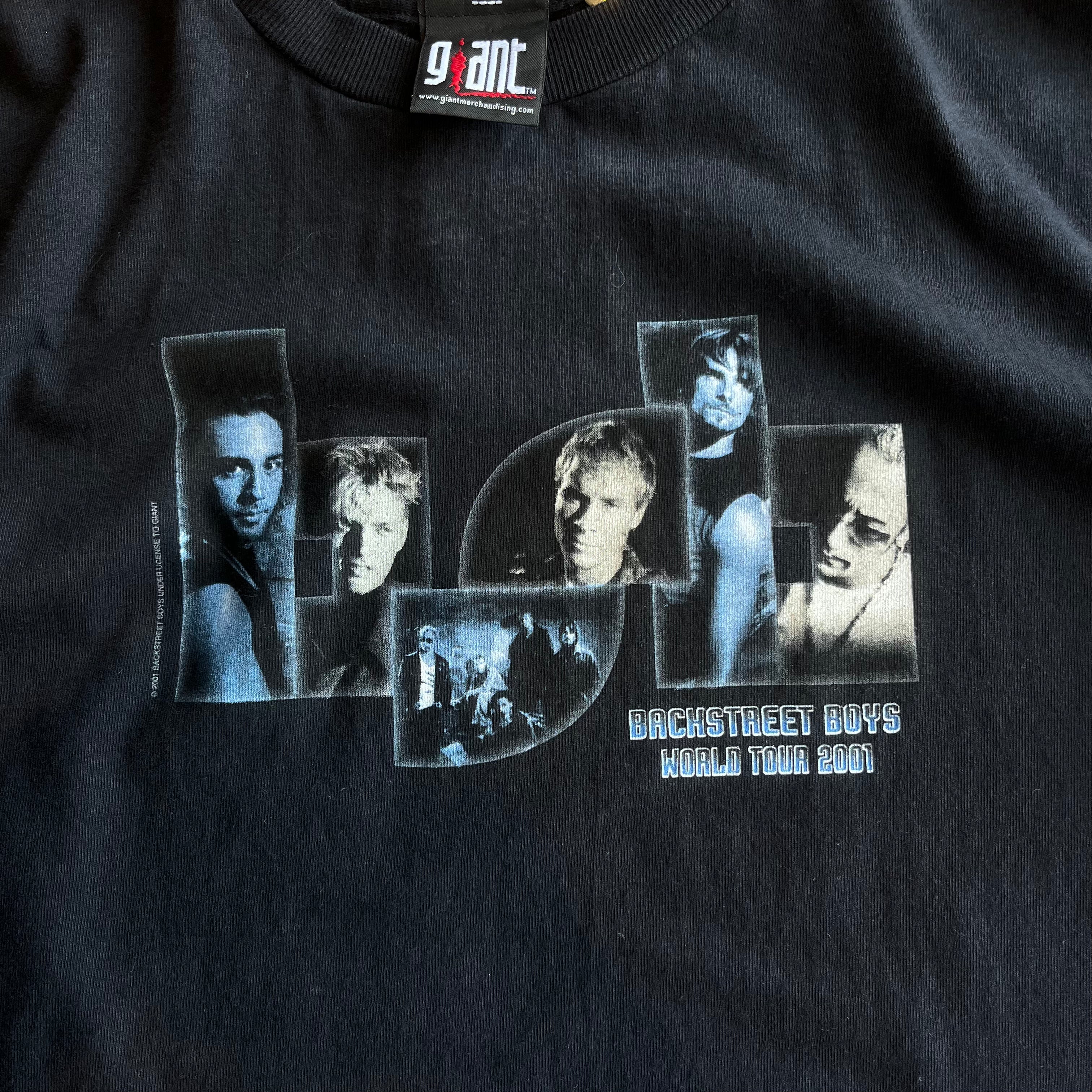 Vintage Backstreet Boys 2001 World Tour Tee Youth XL t-shirt OTHER 