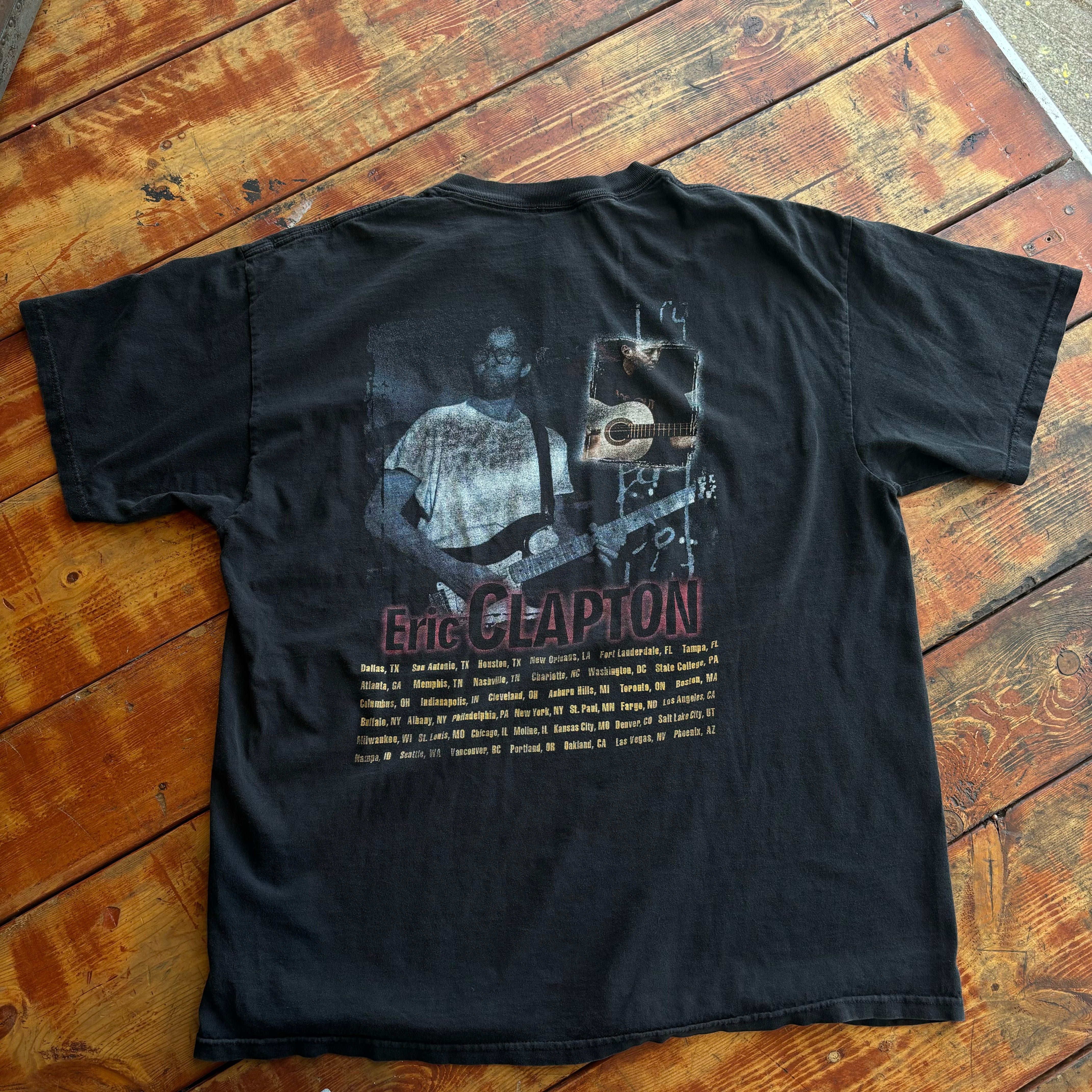 Vintage Eric Clapton Graphic Tee Size XL t-shirt FAIF.CA 