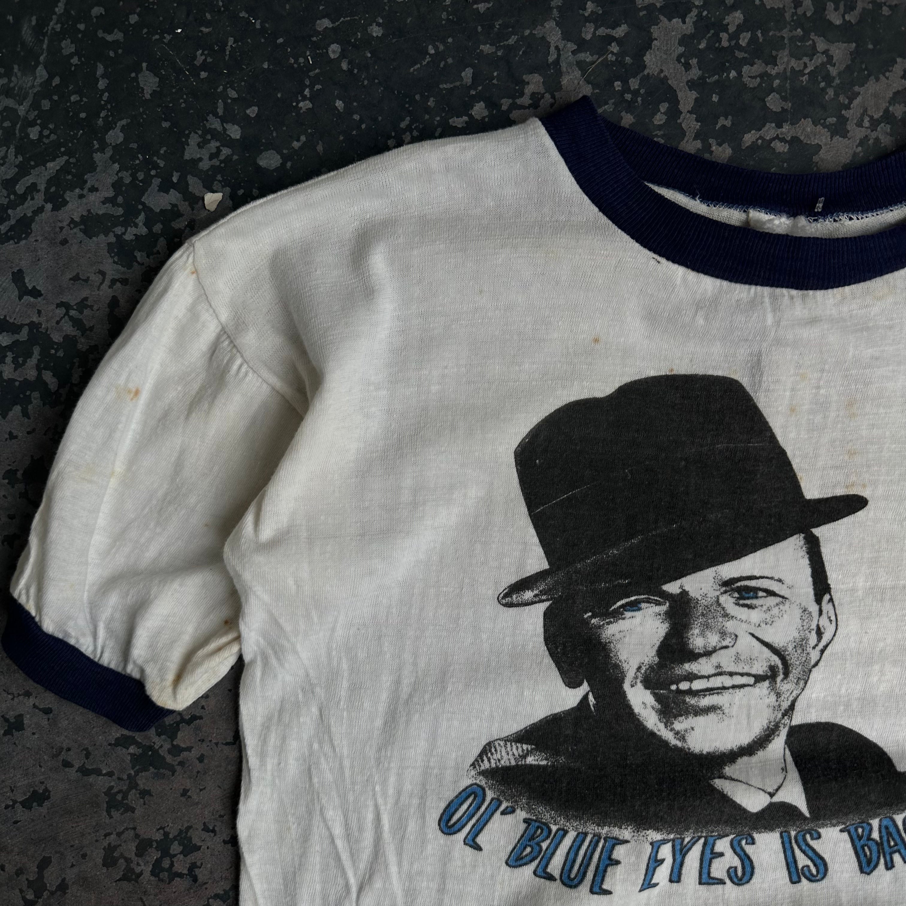 Vintage Frank Sinatra Ringer T-Shirt Size M t-shirt FAIF.CA 