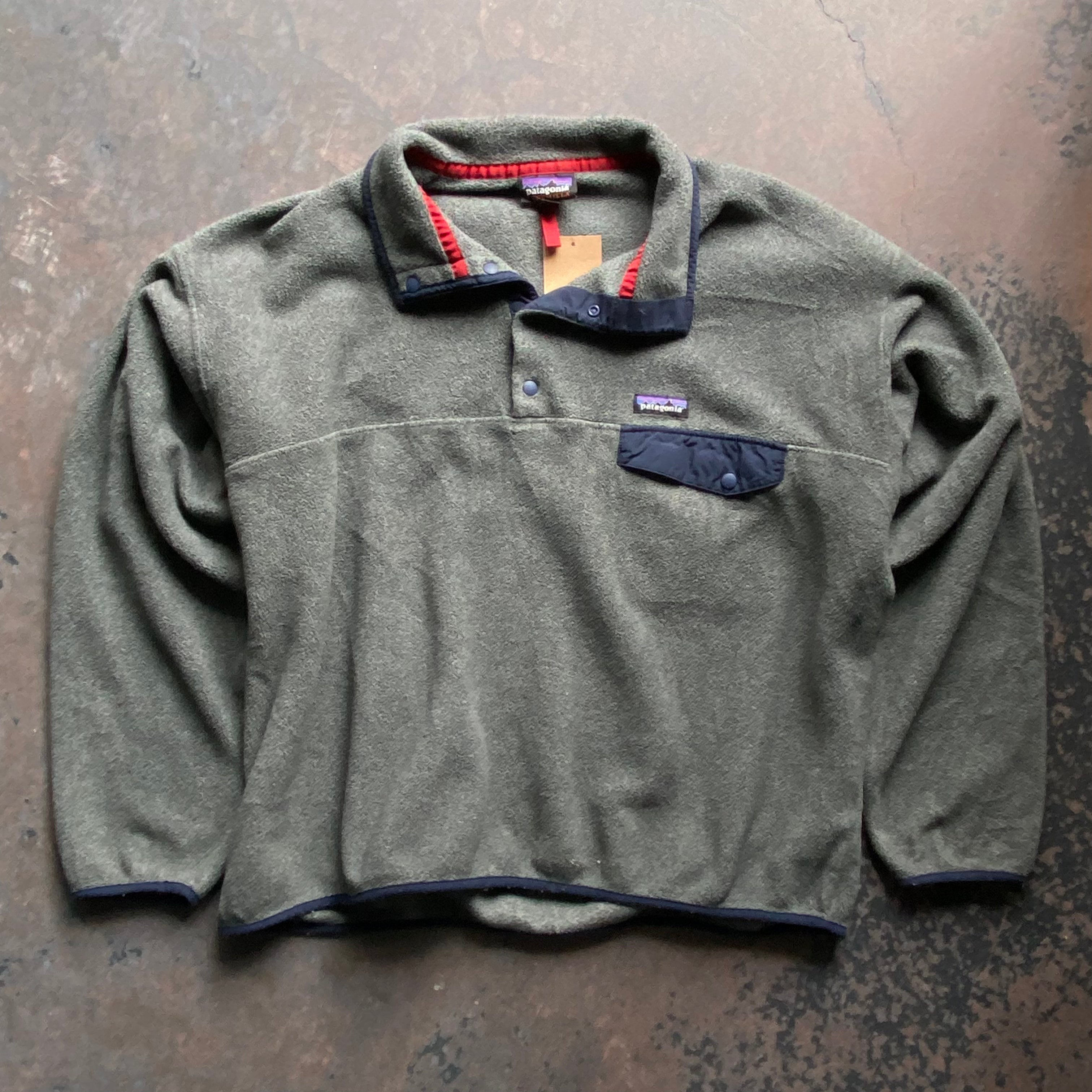 Vintage Patagonia Synchilla Snap-T Gray Fleece (Size XL) t-shirt PATAGONIA 