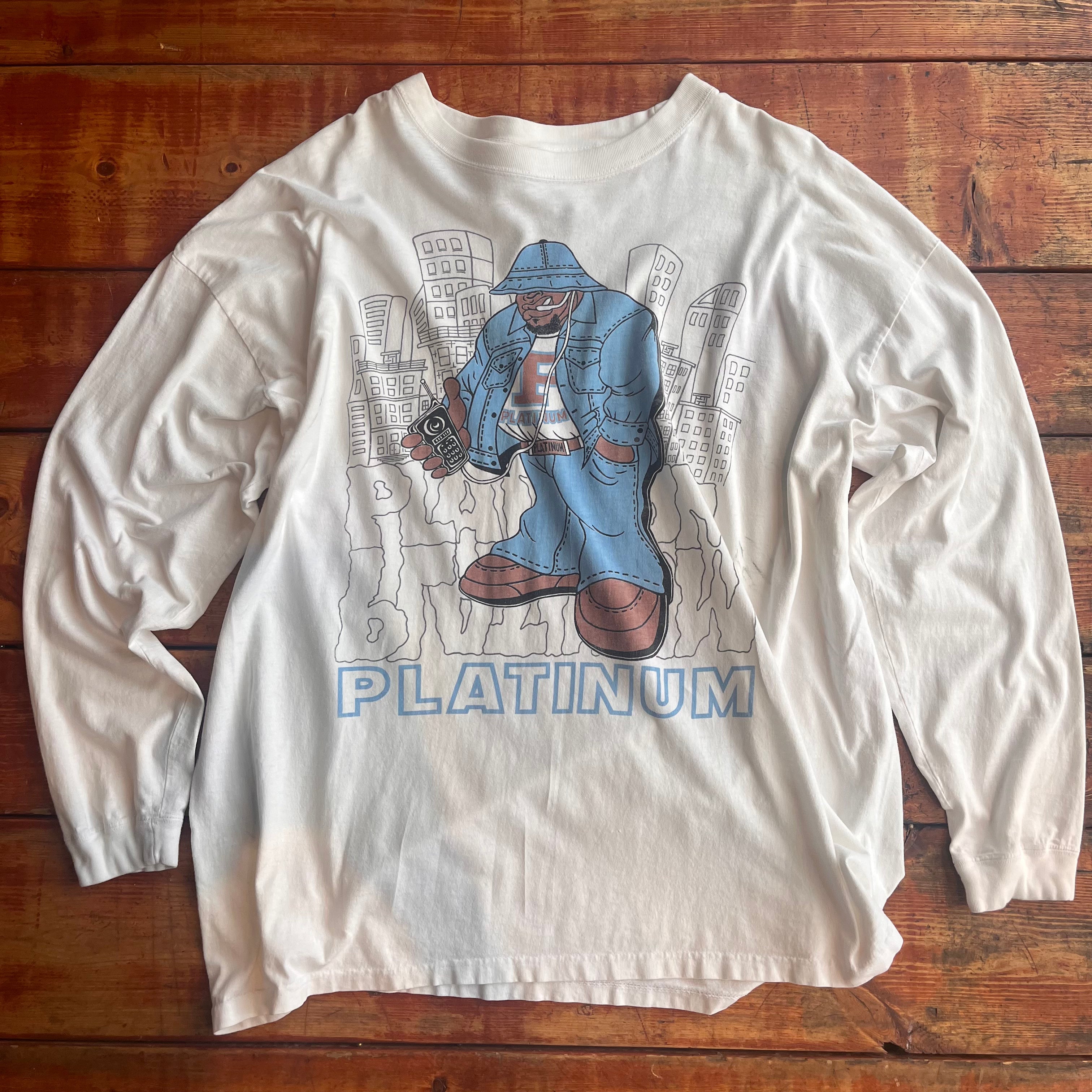 Vintage Platinum Hip Hop Long Sleeve T-shirt (XL) t-shirt OTHER 