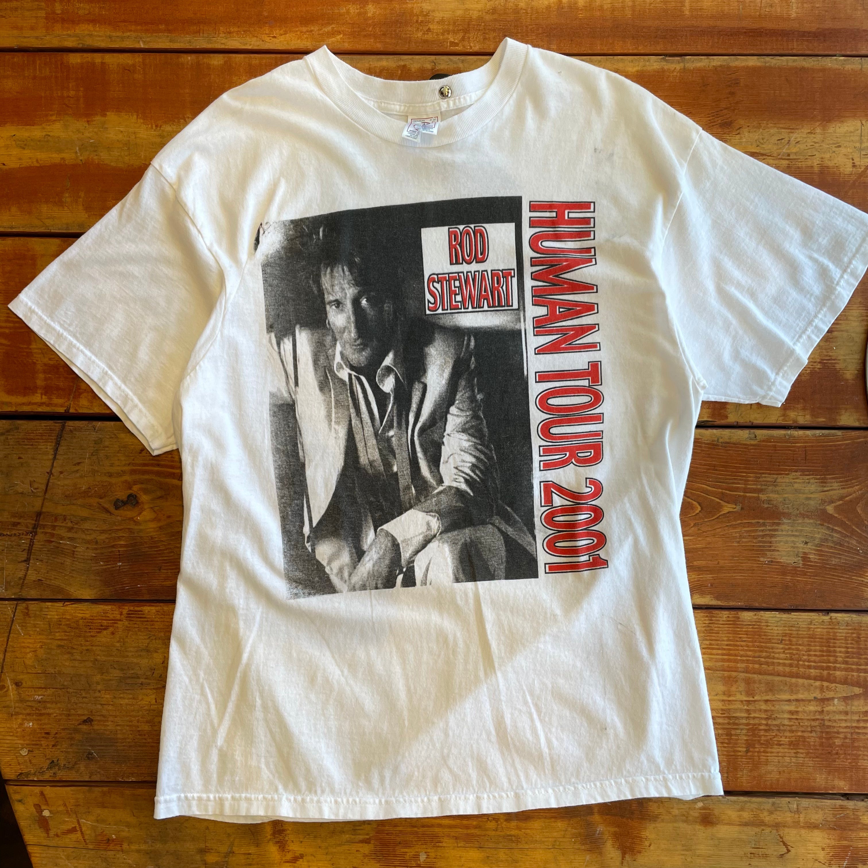 Vintage Rob Stewart Human Tour 2001 Tee. Size XL Tee FAIF.CA 