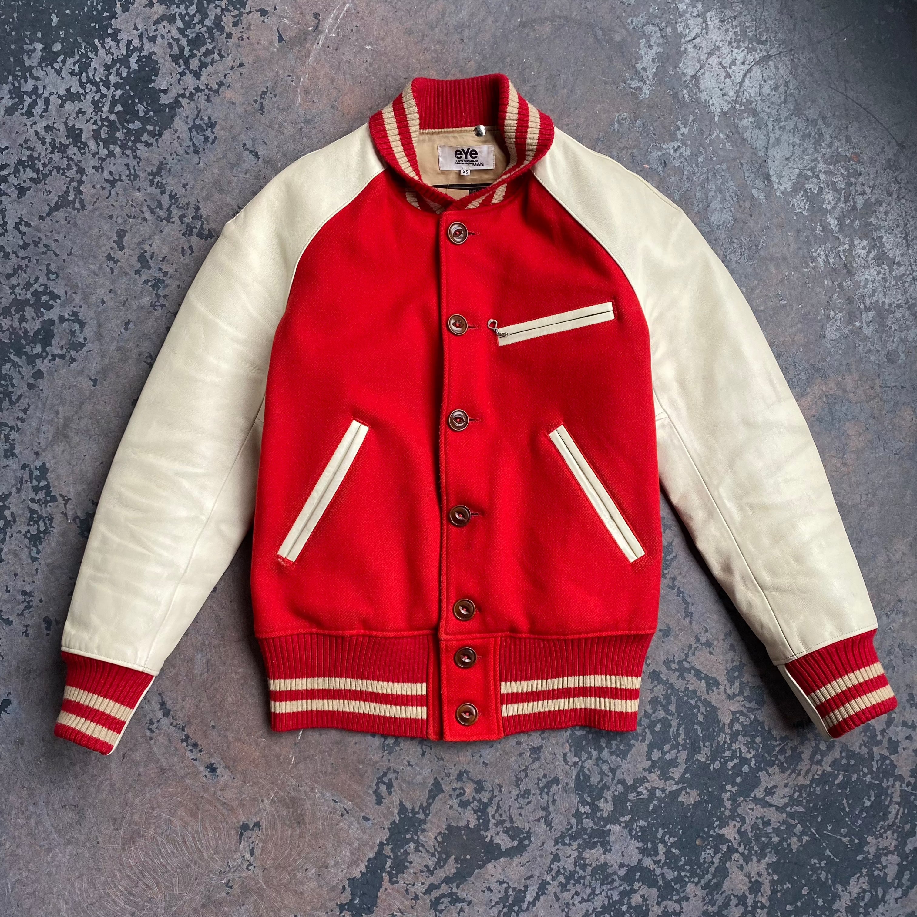 Vintage White & Red Comme des Garçons Jacket (Size XS) jacket OTHER 