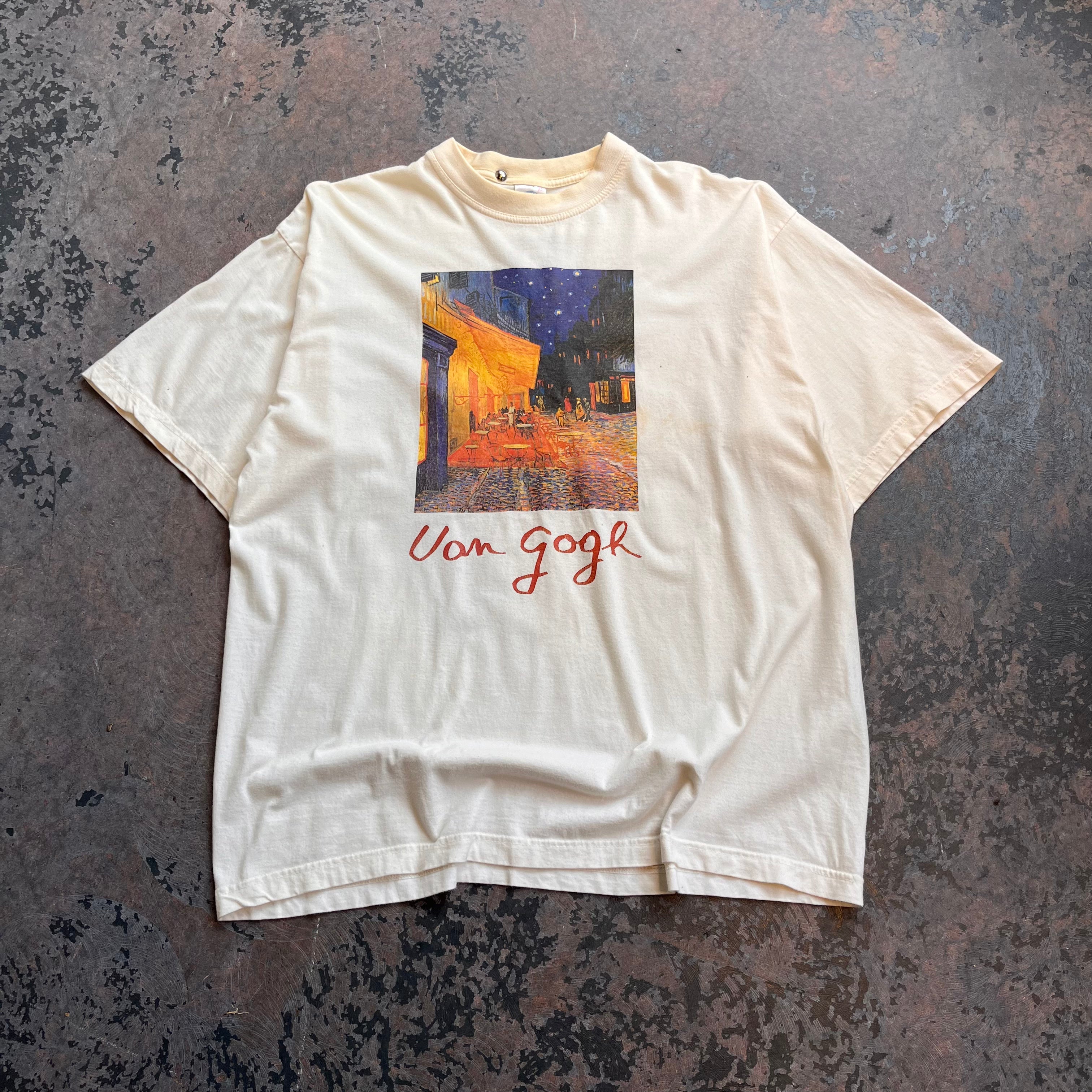 Vintage White Van gogh T-Shirt Size XL t-shirt OTHER 