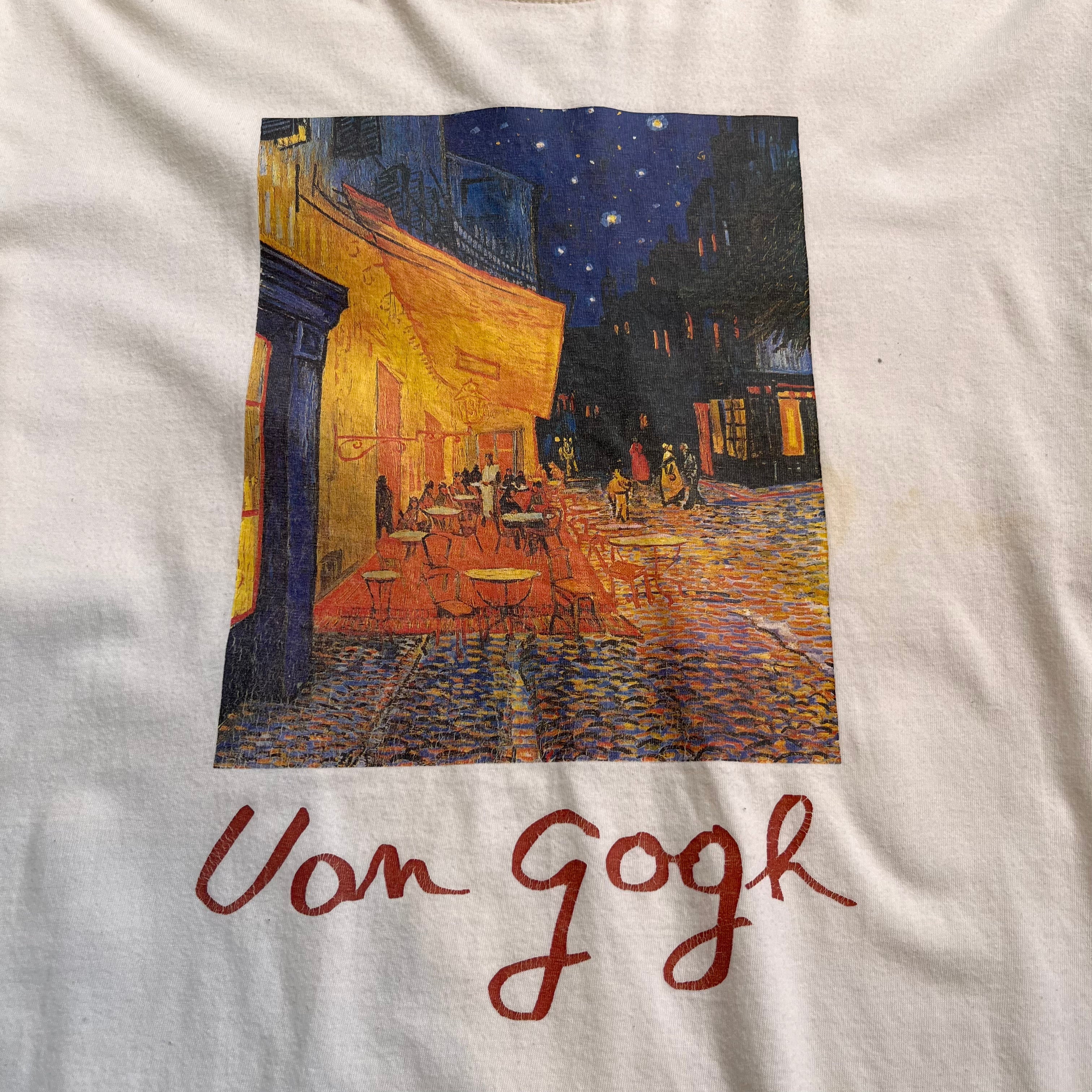 Vintage White Van gogh T-Shirt Size XL t-shirt OTHER 